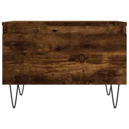 Berkfield Home Modern Coffee Tables 2 pcs Smoked Oak 50x46x35 cm Engineered Wood in Brown - Size: 50 x 46 x 35 cm - thumbnail 6
