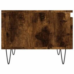 Berkfield Home Modern Coffee Tables 2 pcs Smoked Oak 50x46x35 cm Engineered Wood in Brown - Size: 50 x 46 x 35 cm - thumbnail 8