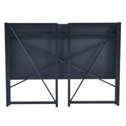 MCC Direct Miami FlexiDesk: The Ultimate No-Assembly Folding Solution - 80 in Black - thumbnail 3