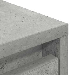 Berkfield Home Cabinet with Drawer Concrete Grey 55.5x34x119.5 cm Engineered Wood - thumbnail 9