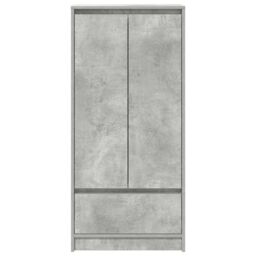 Berkfield Home Cabinet with Drawer Concrete Grey 55.5x34x119.5 cm Engineered Wood - thumbnail 6