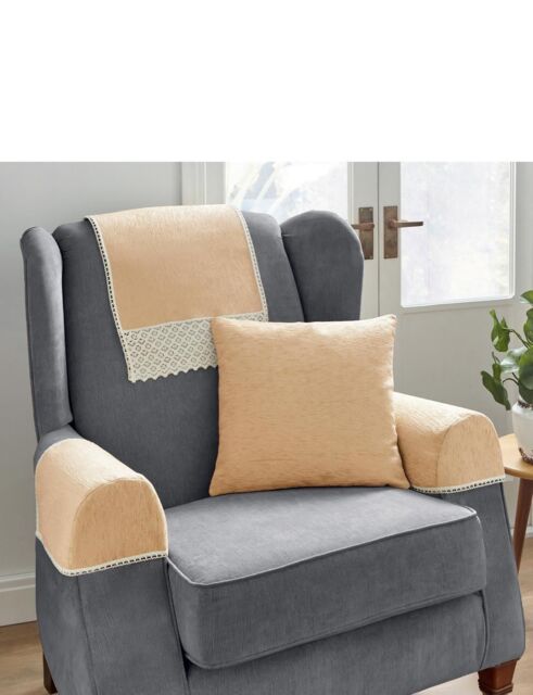 Chums Chenille Furniture Accessories in Beige