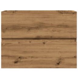 Berkfield Home Bathroom Cabinet Artisan Oak 60x38.5x45 cm Engineered Wood in Brown - thumbnail 4