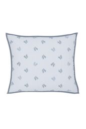 Murmur 'Thalia' Cotton Cushion in Blue - Size: 45 cm x 45 cm