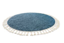 RugsX Berber Rug in Blue - Size: 160 cm diameter - thumbnail 3