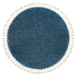 RugsX Berber Rug in Blue - Size: 160 cm diameter - thumbnail 2