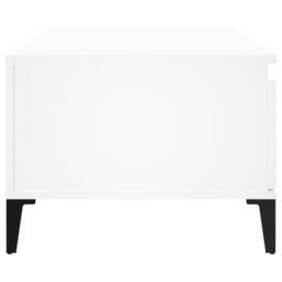 Berkfield Home Sturdy Coffee Table White 90x50x36.5 cm Engineered Wood - thumbnail 8