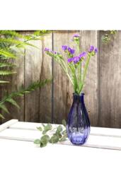 KDMD Lilac Vintage Fluted Bud Vase 14cm 10 Pack - thumbnail 3