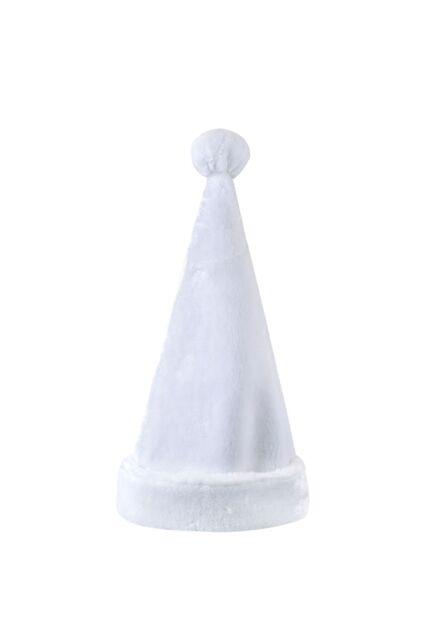 VFM e-Store Christmas Hat Christmas Accessory X 1 31cm x 45cm White - Size: 31 cm x 45 cm - image 1