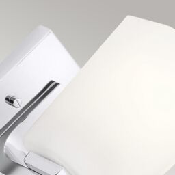 Netlighting Kichler Roehm Bathroom Wall Lamp Polished Chrome IP44 in Grey - thumbnail 4
