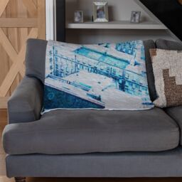 Benjamin Tate Design Chimney Tops Blanket in Natural - Size: 120 cm x 150 cm - thumbnail 2