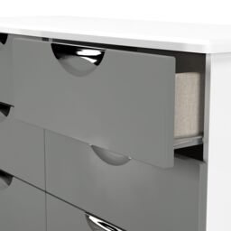 Ready Assembled 2 U Holborn 6 Drawer Wide Chest (Ready Assembled) in Dark Grey - thumbnail 5