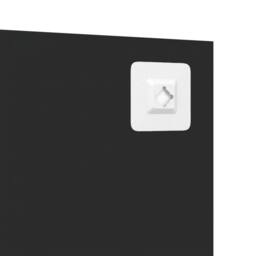 Berkfield Home Wall Mirror 40x100 cm Glass Rectangle in Silver - thumbnail 4