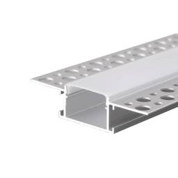 ENER-J 60x14.35mm Trimless Recessed Aluminium LED Profile 2m (4) in White - thumbnail 1
