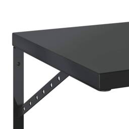 Berkfield Home Wall Shelves 2 pcs 100x40 cm Black Stainless Steel - thumbnail 8