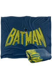Warner Brothers Dco Logo Officially Licensed Silky Touch Super Soft Throw Blanket 152 x 127 cm in White - thumbnail 2