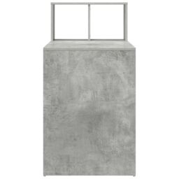 Berkfield Home Writing Desk Concrete Grey Engineered wood with a concrete finish - thumbnail 5