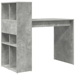 Berkfield Home Writing Desk Concrete Grey Engineered wood with a concrete finish - thumbnail 6