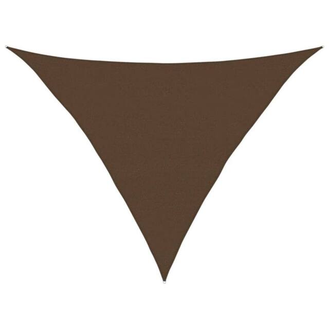 Berkfield Home Sunshade Sail 160 g/m ² Brown 5x5x6 m HDPE - image 1