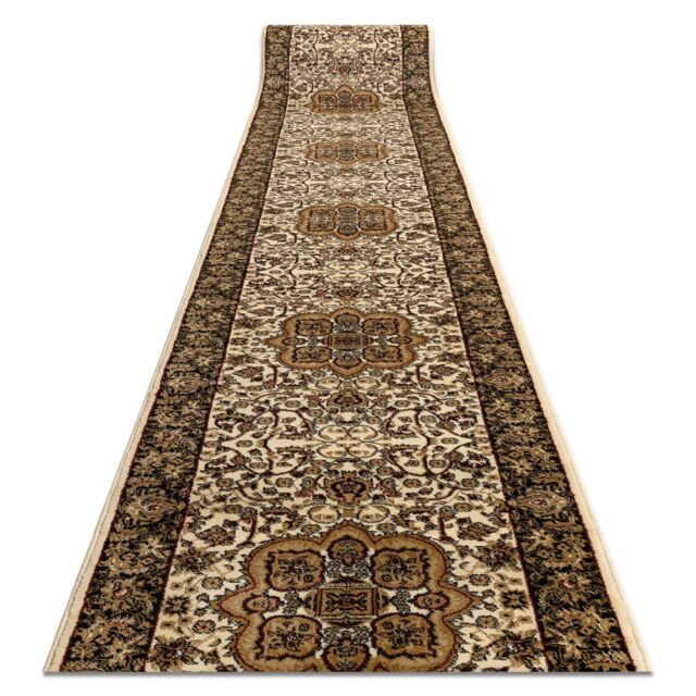 RugsX Heat-Set Royal Runner in Brown - Size: 80 cm x 390 cm - image 1