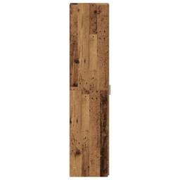 Berkfield Home Highboard Old Wood 30x42.5x185 cm Engineered Wood in Brown - thumbnail 7