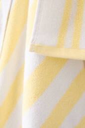 Bianca 'Reversible Stripe' Cotton Jacquard Bath Towel in Yellow - thumbnail 2