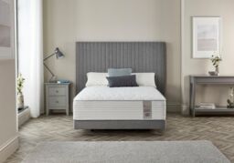 Somnior 28CM Deep Medium Firm Memory Foam Pocket Sprung Mattress, 7 Zone Comfort & Support Alovera Mattress in White - Size: Small Double - thumbnail 6