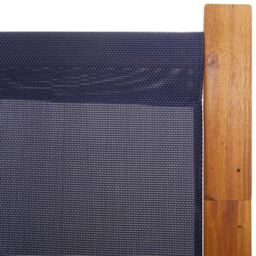 Berkfield Home 3-Panel Room Divider Dark Blue 210x180 cm - thumbnail 6