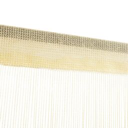 Berkfield Home String Curtains 2 pcs 100x250 cm Cream - thumbnail 3