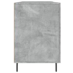 Berkfield Home Elegant Desk Concrete Grey 140x50x75 cm Engineered Wood - Size: 140 x 50 x 75 cm - thumbnail 7