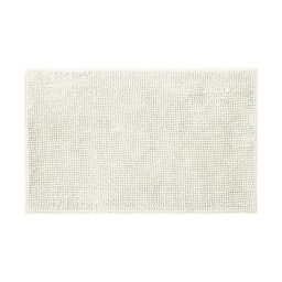 Allure Bath Fashions Chenille Bobble Bath Mat 50 x 80cm - Super Soft Microfibre & Non-Slip in Cream - Size: 50 x 80 cm