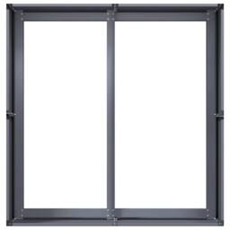 Berkfield Home Planter Anthracite 80x80x40 cm Cold-rolled Steel in Dark Grey - Size: 80 x 80 x 40 cm - thumbnail 5
