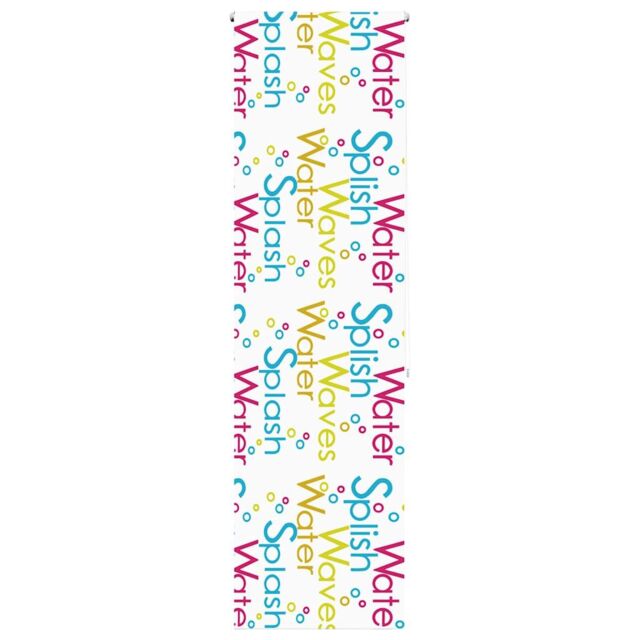 Berkfield Home Shower Roller Blind 60x240 cm Fabric Width 56 cm in Black - image 1