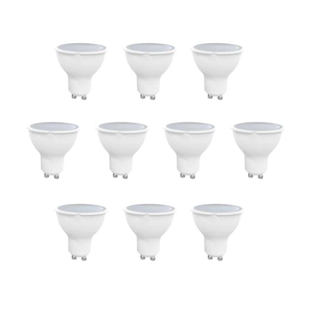 ENER-J Women's LED Lamp 5W GU10 Plastic Body SMD LED 400Lm 3000K 10pc pack in Camel - Size: 30 cm diameter x 21 cm high - image 1