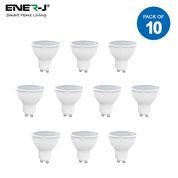 ENER-J Women's LED Lamp 5W GU10 Plastic Body SMD LED 400Lm 3000K 10pc pack in Camel - Size: 30 cm diameter x 21 cm high - thumbnail 2