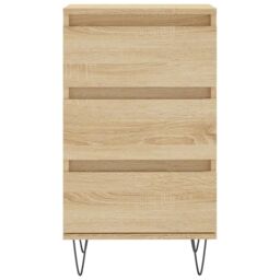 Berkfield Home Sideboard Sonoma Oak 40x35x70 cm Engineered Wood in Brown - Size: 40 x 35 x 70 cm - thumbnail 5