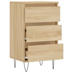 Berkfield Home Sideboard Sonoma Oak 40x35x70 cm Engineered Wood in Brown - Size: 40 x 35 x 70 cm - thumbnail 6