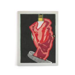 "Artery8 Advertising design for Lamps Reijer Stolk Canvas Wall Art Print in Black - Size: W12"" x H16""" - thumbnail 1