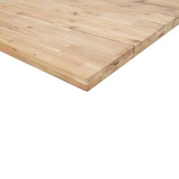 Berkfield Home Table Top Rectangular 60x50x4 cm Solid Wood Acacia in Brown - Size: 60 x 50 x 4 cm - thumbnail 9
