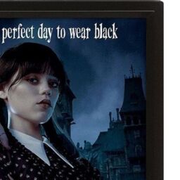 Wednesday It´s The Perfect Day To Wear Black 3D Poster - thumbnail 2