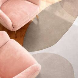 THE RUGS Ted Baker Hackney Wool Rug Clarissa Handwoven Abstract Living Room Rug in Beige - Size: 160 cm x 230 cm - thumbnail 5
