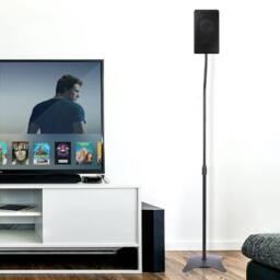 SPETLEK 2 Universal Satellite Surround Speaker Stands in Black - thumbnail 4