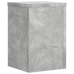 Berkfield Home Plant Stands 2 pcs Concrete Grey 20x20x30 cm Engineered Wood - Size: 20 x 20 x 30 cm - thumbnail 4
