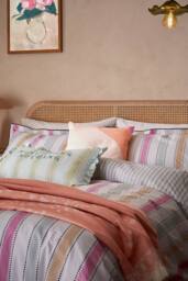 YVONNE ELLEN 'Signature Stripe' Cotton Cushion - Size: 45 cm x 45 cm - thumbnail 3