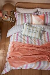 YVONNE ELLEN 'Signature Stripe' Cotton Cushion - Size: 45 cm x 45 cm - thumbnail 4