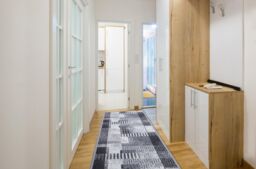 RugsX Anti-Slip Essenza Runner in Grey - Size: 120 cm x 540 cm - thumbnail 3