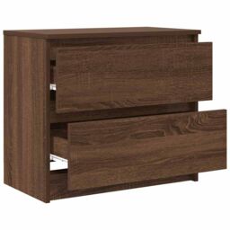 Berkfield Home TV Cabinet Brown Oak 60x35x54 cm Engineered Wood - Size: 60 x 35 x 54 cm - thumbnail 5
