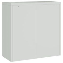 Berkfield Home Office Cabinet with 2 Doors Grey 90 cm Steel - thumbnail 5