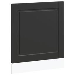 Berkfield Home Dishwasher Panel Porto Black 60x1.5x67 cm Engineered Wood - thumbnail 2