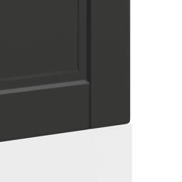 Berkfield Home Dishwasher Panel Porto Black 60x1.5x67 cm Engineered Wood - thumbnail 7